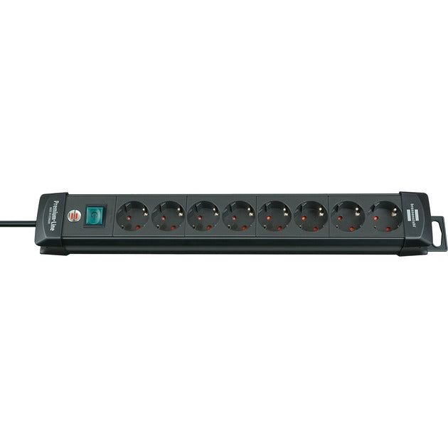 Brennerstuhl premium-line Steckdosenleiste 8-fach (schwarz, 1951180100)