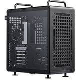 Cooler master qube 540 stardust iron midi tower behuizing (zwart | 2x usb-a | 1x usb-c | tempered glass)