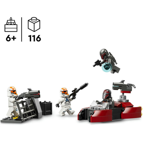 Lego Star Wars Siege of Mandalore Battle Pack – Geschenk für Jungen ab 6 Jahren – 75449