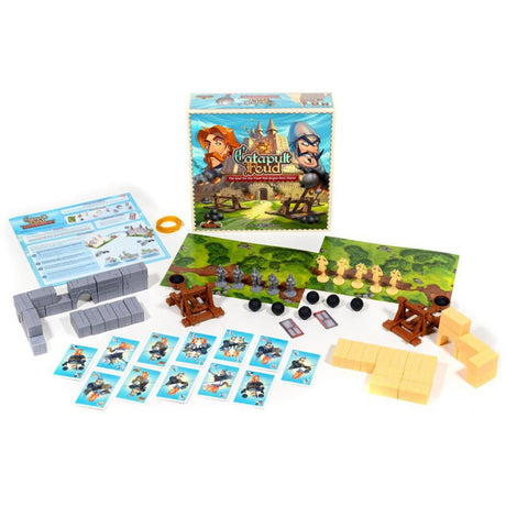 Europäisches Spielernetzwerk Katapultfehde Brettspiel (englisch, 2 Spieler, 20 - 30 Minuten, ab 7 Jahren)