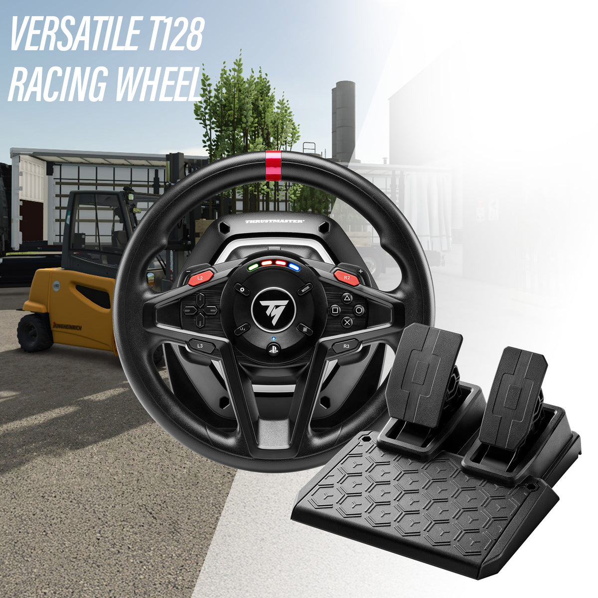 Thrustmaster t128 simtask farming pack simulatorset (zwart, playstation 5, pc)