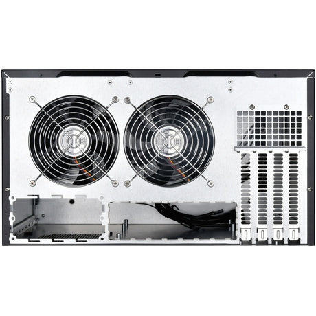 Silverstone CS381b v1.1 Rackgehäuse (schwarz | 2x USB-A 3.2 (5 Gbit s) | 2x Audio)