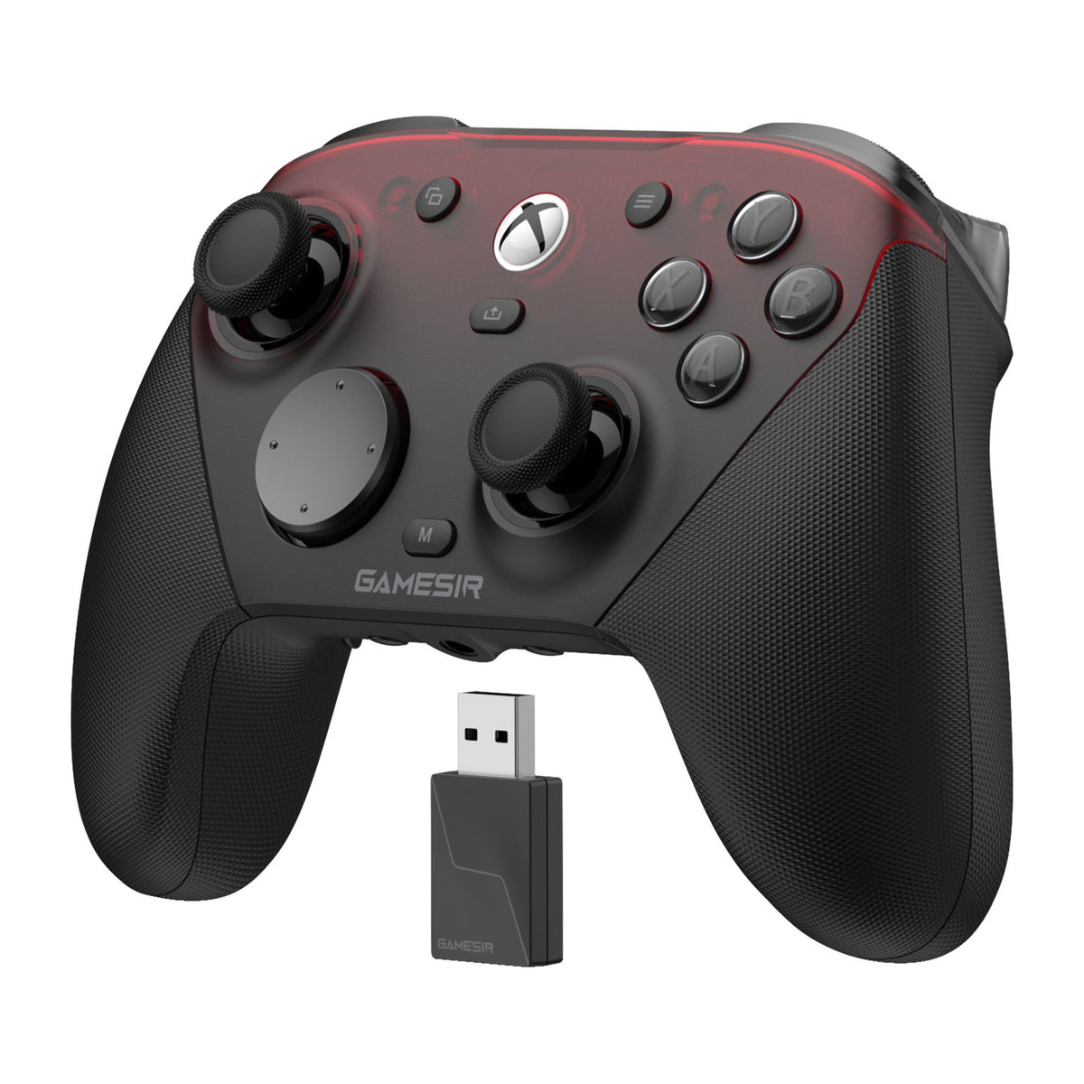 Gamesir G7 Pro Tri-Mode – Shadow Ember Gamepad (schwarz dunkelrot, Xbox Series X|s, Xbox One, PC, Android, Steam)