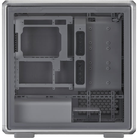 Cooler Master Masterframe 600 Midi-Tower-Gehäuse (Silber | 2x USB-A | 1x USB-C | gehärtetes Glas)