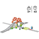 Lego Duplo Town 10426 Eisenbahnbrücke und Gleise, Erweiterungsset