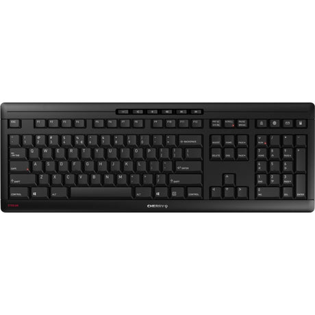 Cherry Stream Desktop Wireless-Desktop-Set (schwarz, EU-Layout (QWERTZ), SX-Scherentechnologie, 100 %, 1000–2400 dpi)
