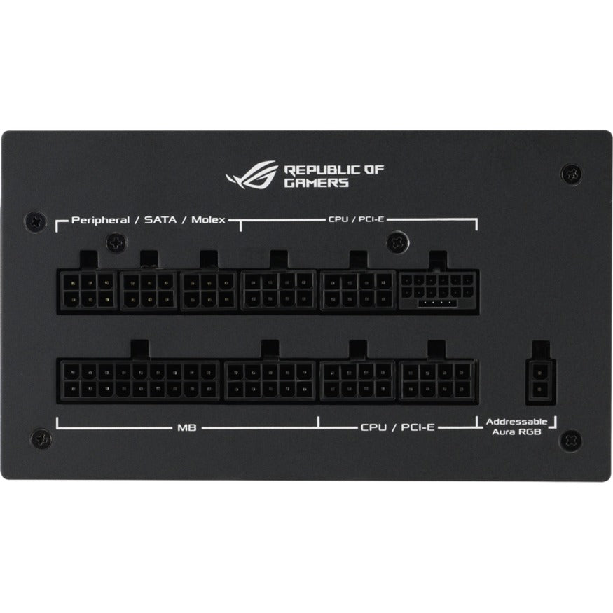 Asus Rog Strix Gold Aura Edition modulares 1200-Watt-Netzteil (schwarz, 1x 12VHPWR, 4x PCIe)
