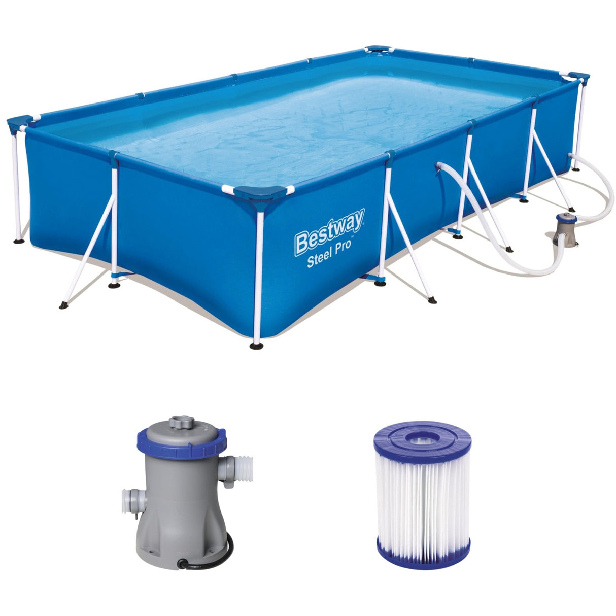 Bestway Stahlrahmenpool -Set