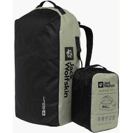 Jack Wolfskin All-in Duffle 35 Rucksack (hellgrün, 35 Liter)