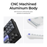 Keychron q3 he 8k magnetic switch keyboard (zwart, us lay-out (qwerty), ultra-fast lime, 80% (tkl), rgb, hot swap, 8k)