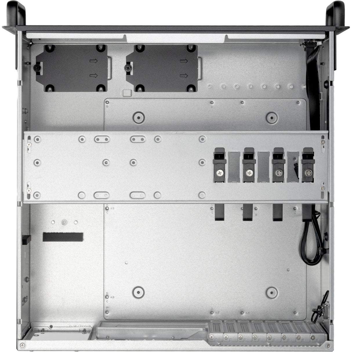 Silverstone rm4a rack behuizing (zwart | 4u | usb-c)