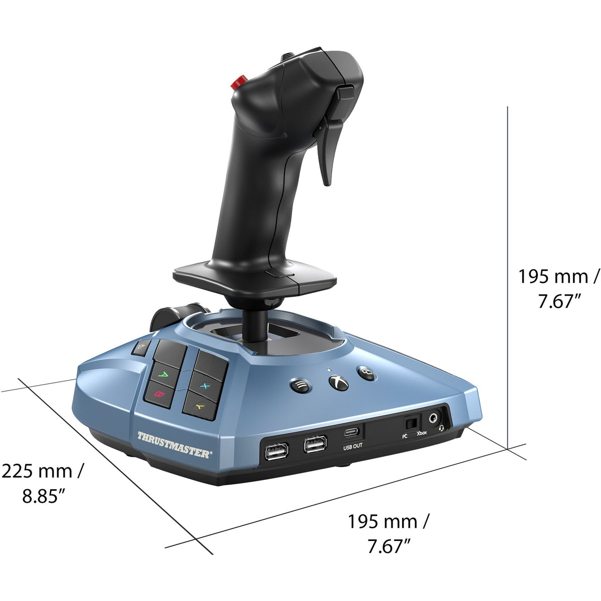Thrustmaster TCA Sidestick x Airbus Edition Joystick (Schwarz, PC, Xbox Series X|S)