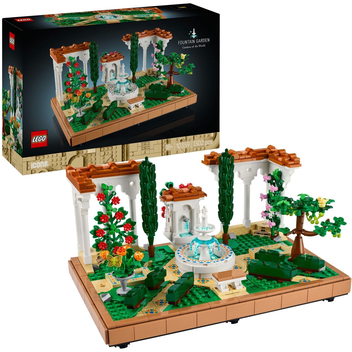 Lego Icons Garten mit Brunnen – 10359