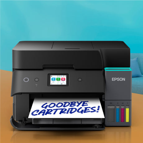 Epson ecotank et-4950 All-in-One-Tintenstrahldrucker (Schwarz, Fax, Scannen, Kopieren, WLAN, inklusive bis zu 3 Jahre Tinte)