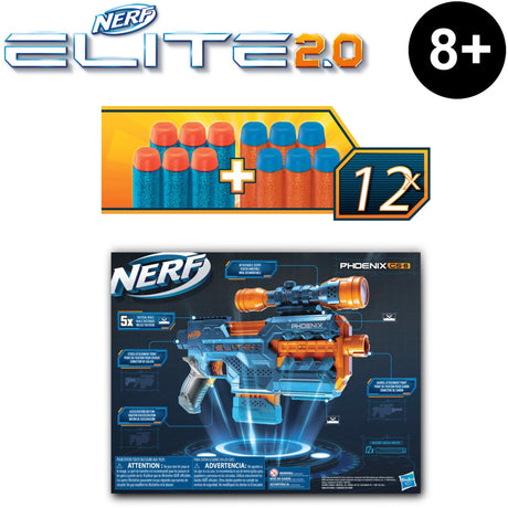Hasbro Nerf Elite 2.0 Phoenix CS-6 Nerf Gun