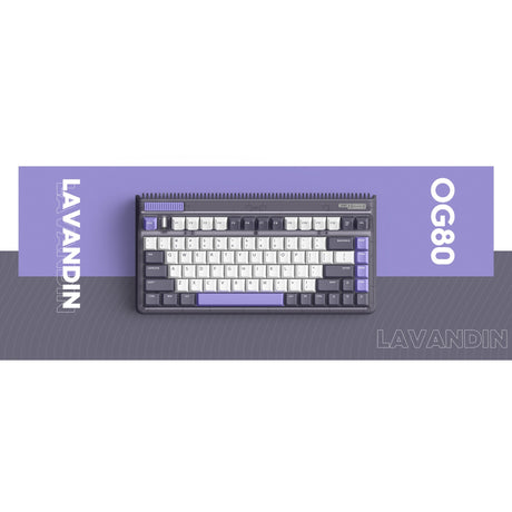 Iqunix OG80 Lavandin Wireless mechanischer Tastatur