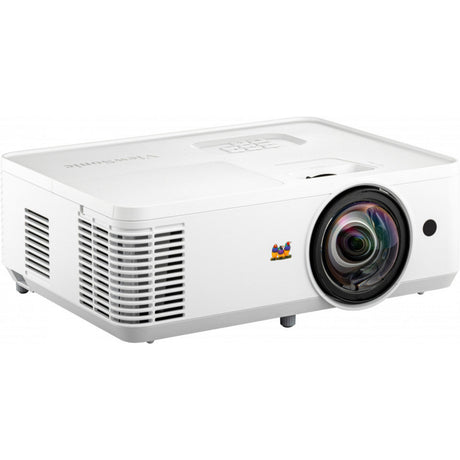 Viewsonic ps502w wxga short throw dlp-projector (wit, 4000 ansi lumen, voor zakelijk gebruik en onderwijs)