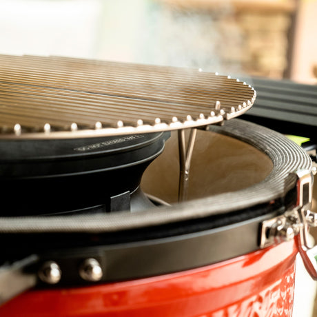 Kamado Joe Slōroller mit Edelstahl -Kochregal für i II