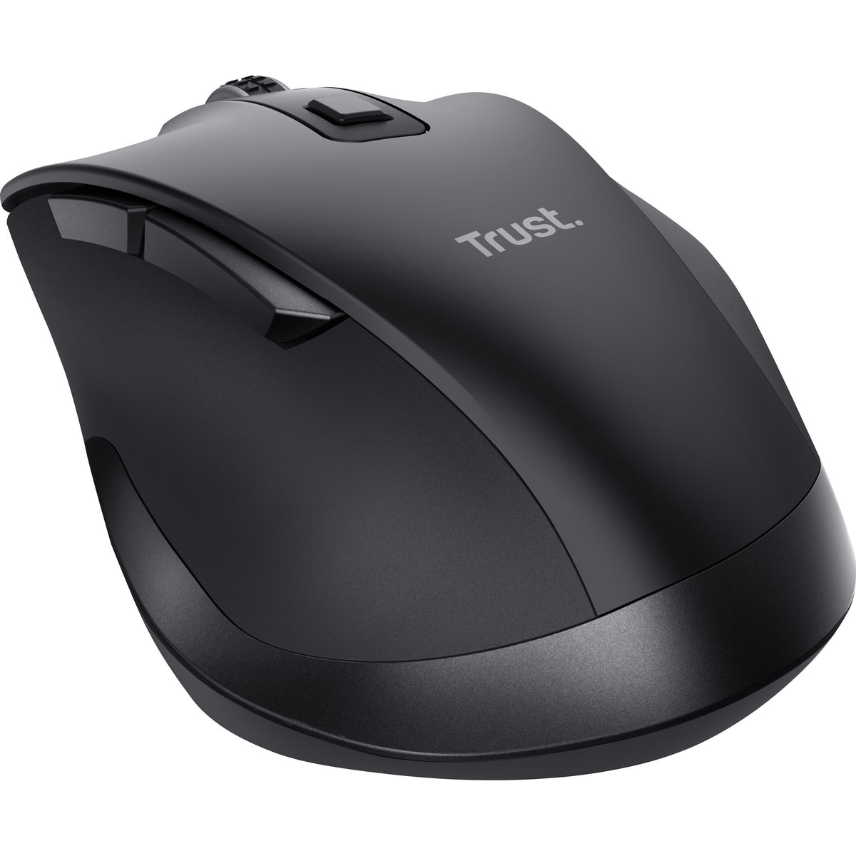 Trust Fyda kabellose Maus (schwarz, 800–2400 dpi)