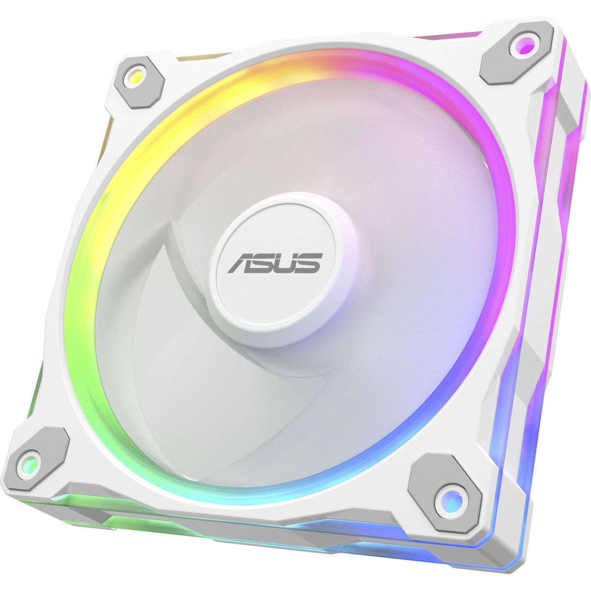 Asus Prime Mr120 ArGB Reverse Fan – Dreierpack Gehäuselüfter (weiß, 3 Stück, 120 x 120 x 28 mm, 3 Stück)
