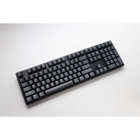 Ducky Origin Phantom Black, Tastatur (Schwarz, US-Layout, Cherry MX Red, Hot Swap, PBT-Double-Shot-Tastenkappen)