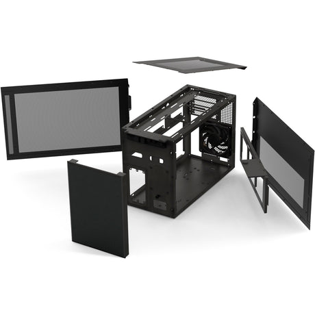 Silverstone Sugo 17 Mini-Tower-Gehäuse (schwarz | 2x USB-A | 1x USB-C)