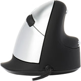R-go tools he break ergonomische muis (zwart zilver, 2400dpi, rechts, large (handlengte boven de 185mm))
