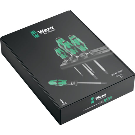Wera 367 6 Schraubendreher-Set Kraftform Plus (schwarz grün, 6-teilig)