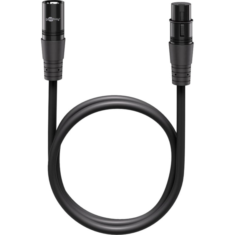 Goobay xlr-aansluitkabel (zwart, 3 meter)
