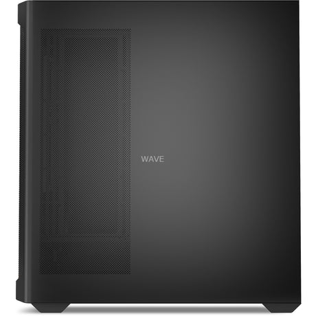 Sharkoon ak4w RGB Strip Midi-Tower-Gehäuse (schwarz | 2x USB-A | 1x USB-C | RGB | gehärtetes Glas)
