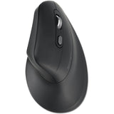 Kensington Pro Fit Ergo My630 EQ wiederaufladbare Maus (schwarz, 1000–2400 dpi, Bluetooth, 2,4 GHz)