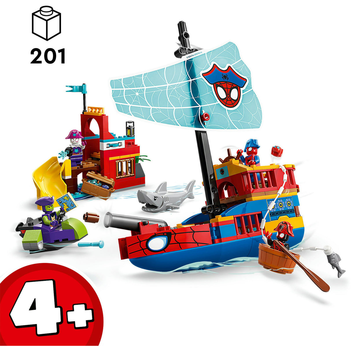 Lego Spidey 11208 Team Spidey Piratenschiff