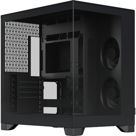Fractal Design Pop 2 Vision Midi-Tower-Gehäuse (schwarz | 1x USB-A | 1x USB-C | gehärtetes Glas)