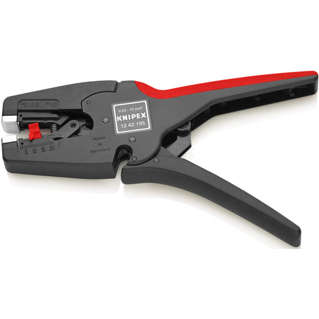 Knipex Multistrip 10 automatische Abisolierzange 1242195 (schwarz rot)