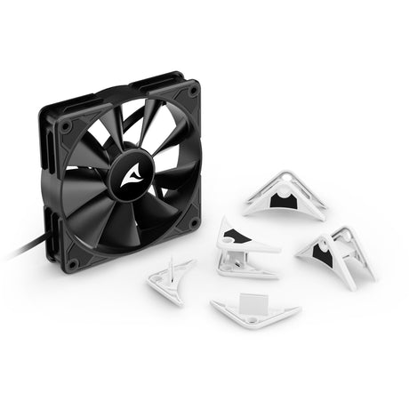 Sharkoon Silentstorm BW120 pwm Gehäuselüfter (120 x 120 x 25 mm)