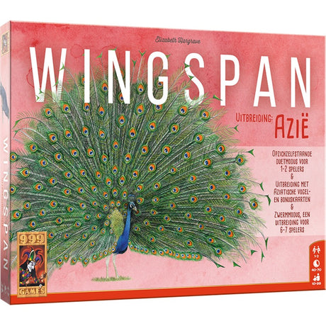 999Games 999 Games Wingspan: Asia Brettspiel (niederländisch, Erweiterung, 1 - 7 Spieler, 40 Minuten, ab 10 Jahren)