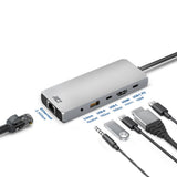 Act-Konnektivität USB-C 4K 8K 60Hz Dockingstation
