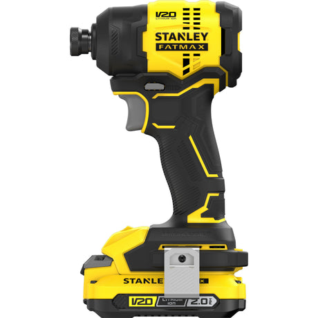 Stanley Fatmax V20 18V Schlagschrauber (schwarz gelb, Akku und Ladegerät inklusive, mit Koffer)
