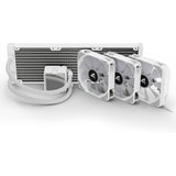 Sharkoon S100 ArGB Wasserkühlung (weiß, 4-Pin-PWM-Lüfteranschluss)