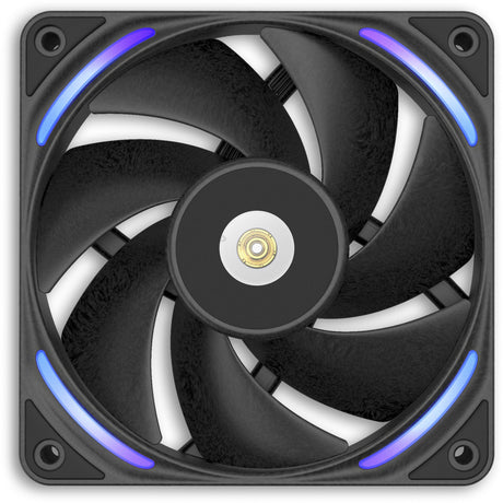 Nzxt f120x RGB-Gehäuselüfter (schwarz, 120 x 120 x 30 mm, PWM)