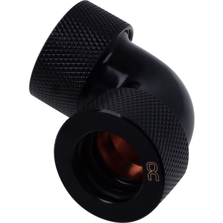 Alphacool Eiszapfen 16mm HT Fitting L-Stecker 90° Anschluss (schwarz)
