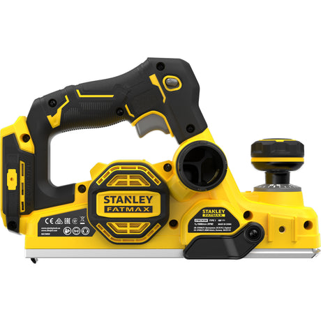 Stanley Fatmax V20 18 V bürstenloser Elektrohobel (schwarz gelb, Akku und Ladegerät nicht im Lieferumfang enthalten)