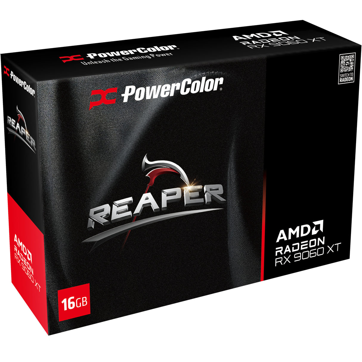Powercolor Radeon RX 9060 XT Reaper 16G Grafikkarte (2x Display Port, 1x HDMI)
