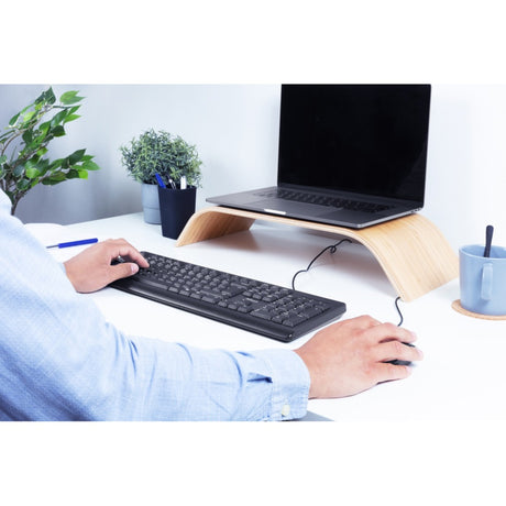 Trust Primo Tastatur-Maus-Set, Desktop-Set (schwarz, US-Layout, Membran)