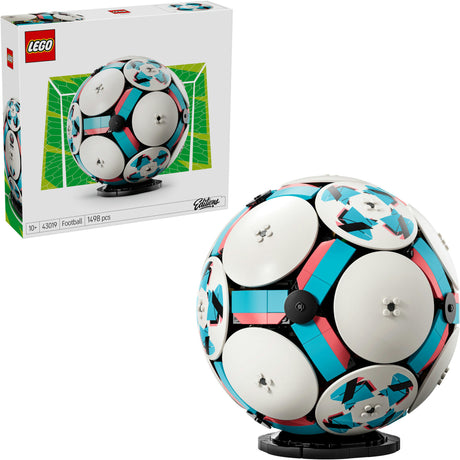 Lego Editions Fußball – 3D-Display-Bausatz mit Ministadion – Geburtstagsgeschenk für Jungen, Mädchen und Fußballfans ab 10 Jahren – 43019