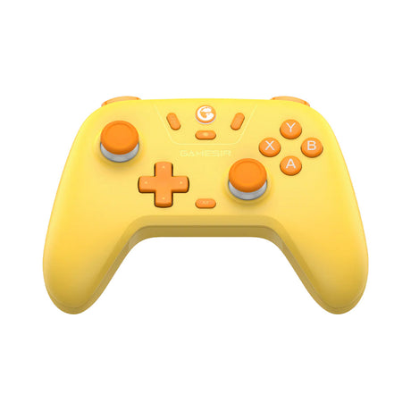 Gamesir Nova Lite Multiplattform-Controller (Gelb, PC, Steam, Android, iOS, Switch, Bluetooth 2,4 GHz USB)
