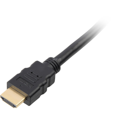 Sharkoon HDMI > DVI-D (24+1) Kabel (schwarz, 1 Meter)