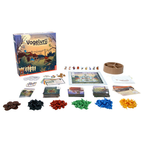 999games 999 games vogelvrij bordspel (nederlands, 2 - 5 spelers, 60 minuten, vanaf 14 jaar)