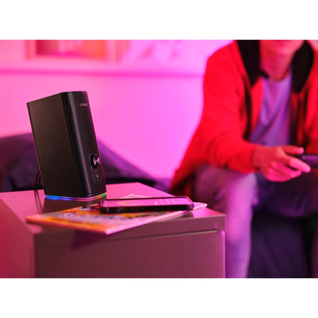 Trust GXT 612 Cetic PC-Lautsprecher (Schwarz, Bluetooth, RGB)
