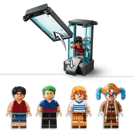 Lego® einteiliges Zirkuszelt aus dem Bauset „Buggy der Clown“ – 75637